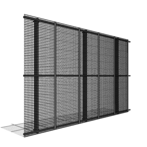 CAD Drawings BIM Models Ametco Manufacturing Corporation  Steel Security Fences Blockade® Design
